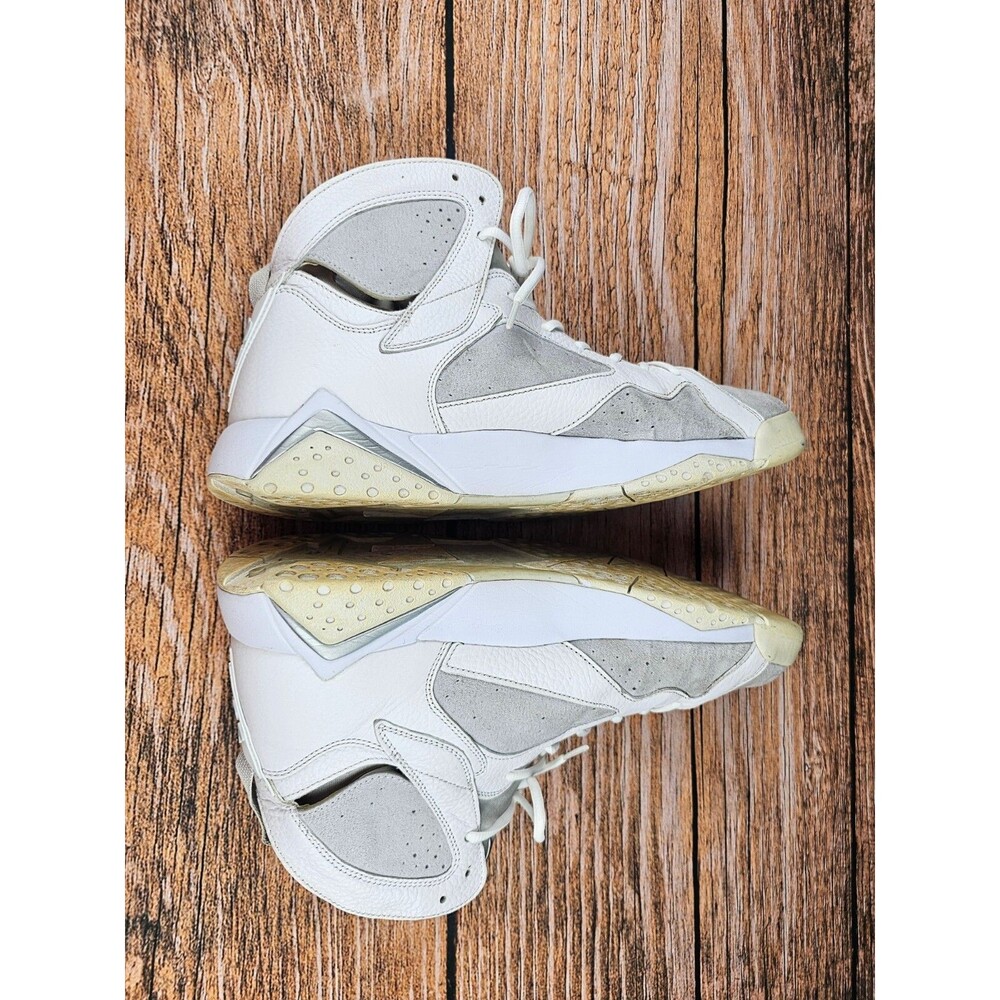 Air Jordan 304775-120 Retro 7 “Pure Money” Mens 15 White Grey 2016 GUC - Picture 4 of 12